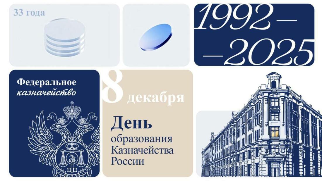 33 года исполнилось российскому казначейству